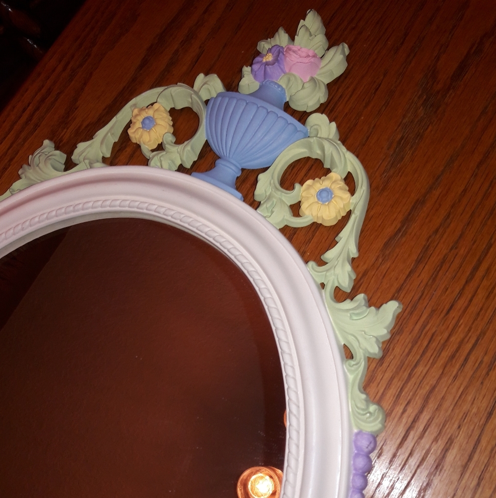 VINTAGE SYROCO MIRROR, VERY PRETTY, GOOD VINTAGE C
